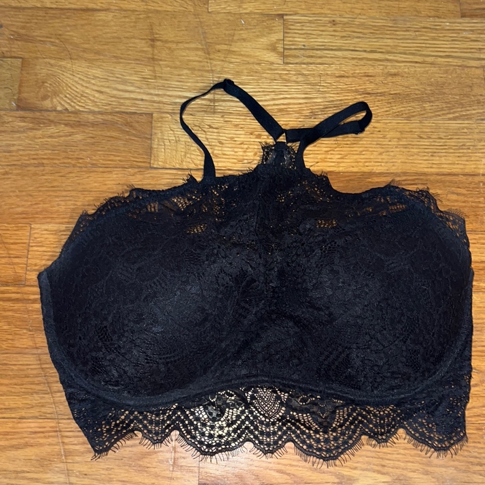 Pink Victoria Secret Lace Push Up Bra